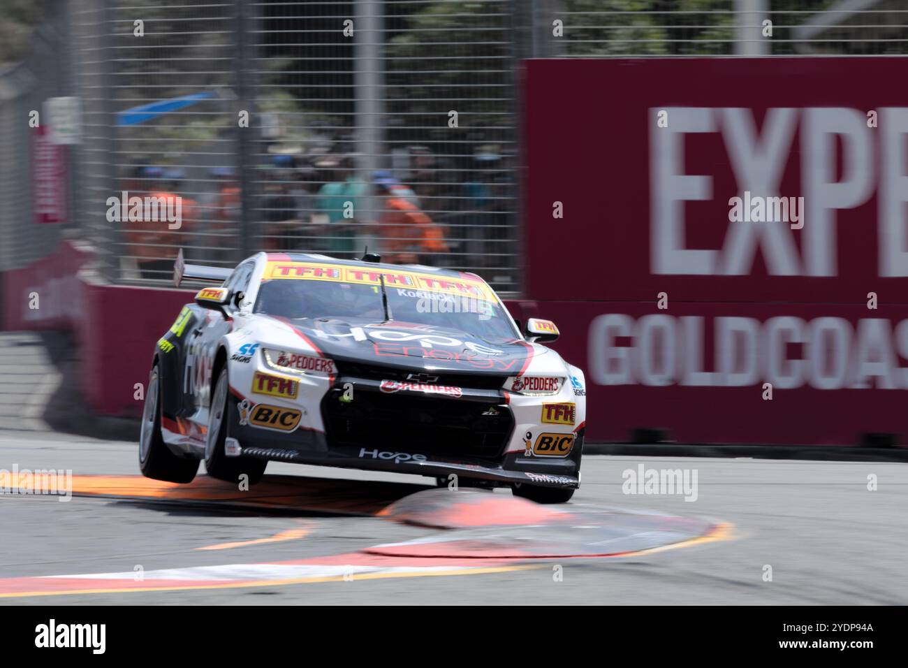Gold Coast, Australie, 27 octobre 2024. Brodie Kostecki conduisant pour Erebus Motorsport Chevrolet Camaro lors du Boost Mobile Gold Coast 500 Queensland 2024 à Surfers Paradise, le 27 octobre 2024 à Gold Coast, Queensland Australie. Crédit : Ivan Glavas/Speed Media/Alamy Live News Banque D'Images
