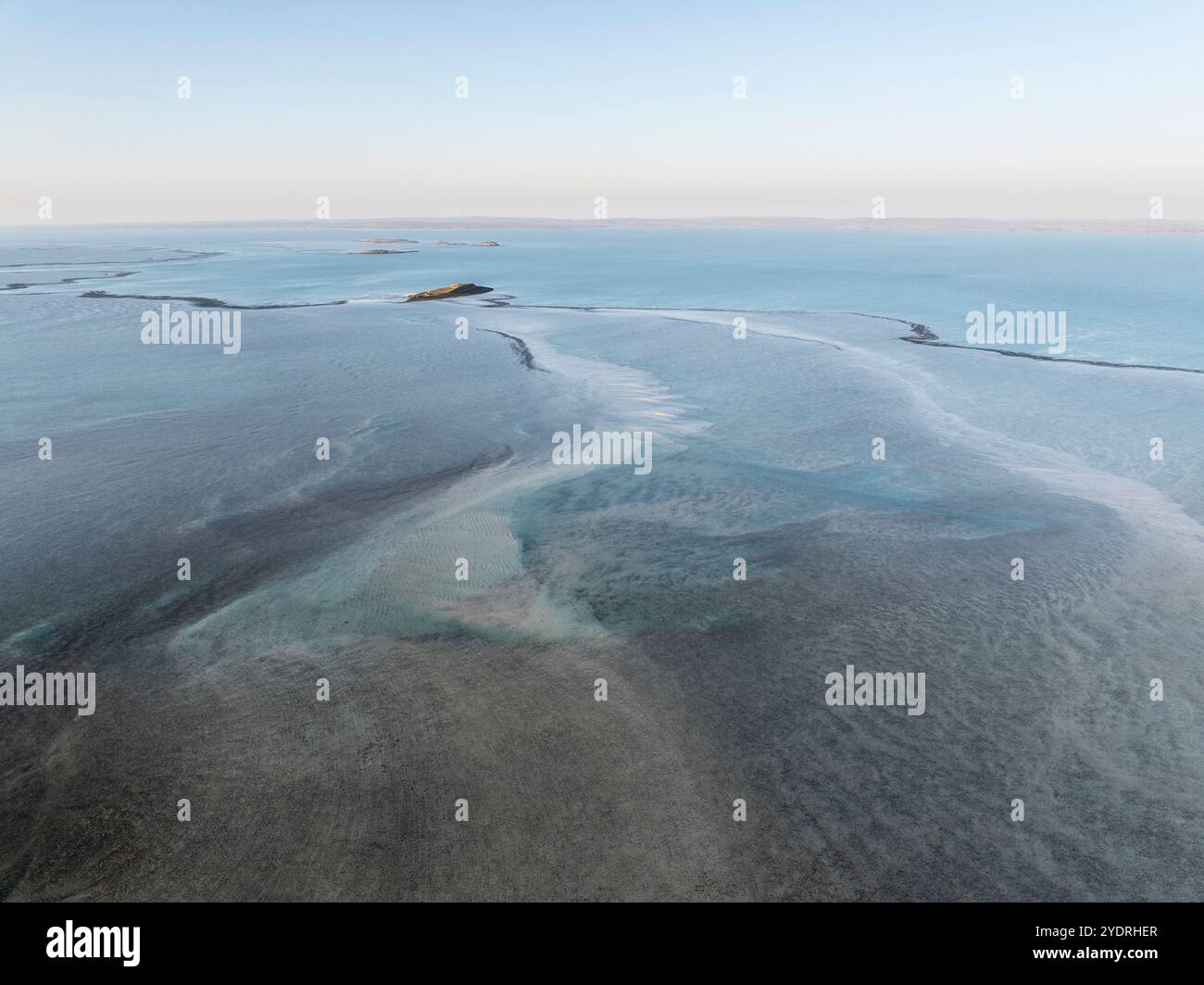 Récif de Montgomery dans les Kimberley, Australie occidentale Banque D'Images