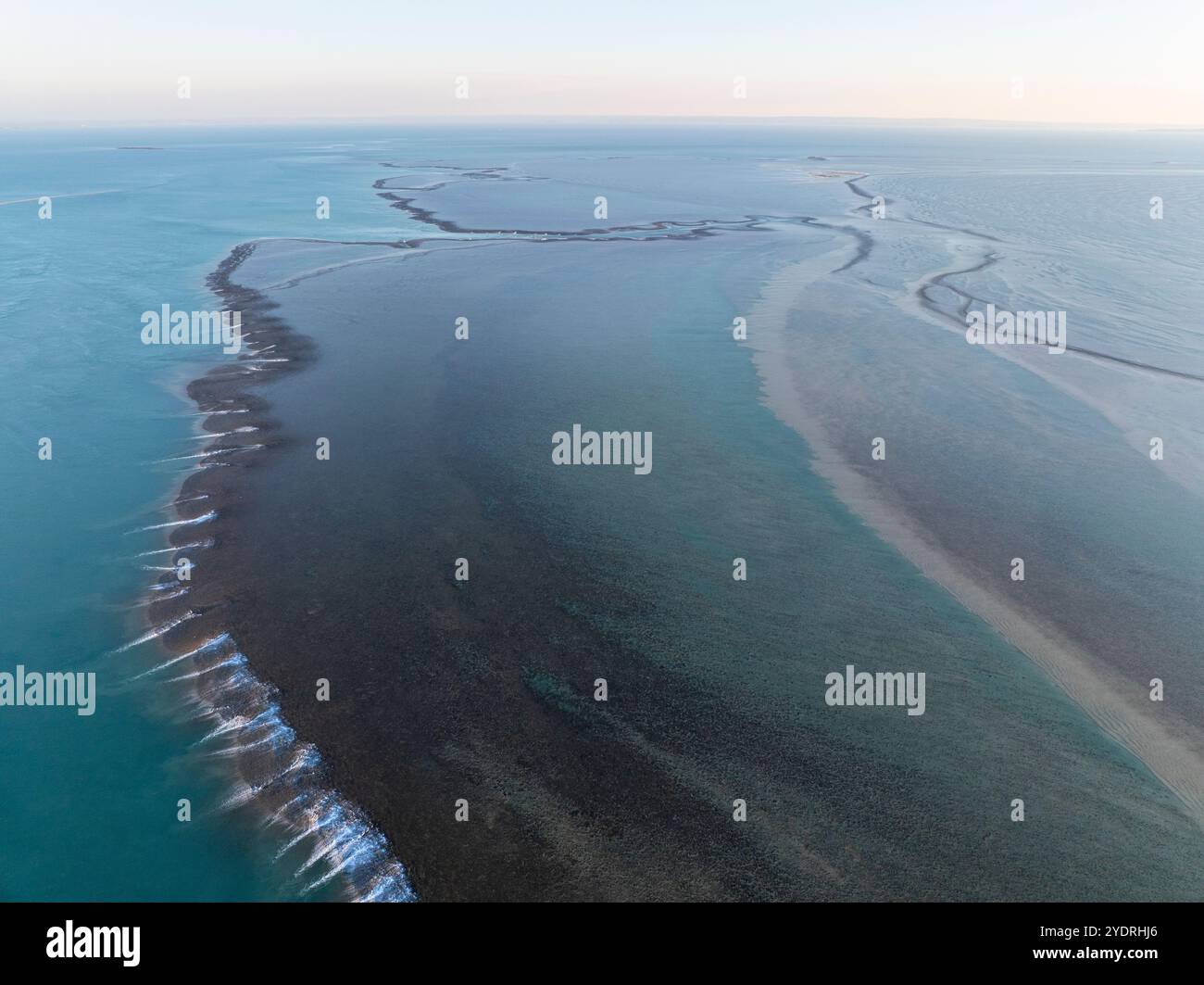 Récif de Montgomery dans les Kimberley, Australie occidentale Banque D'Images