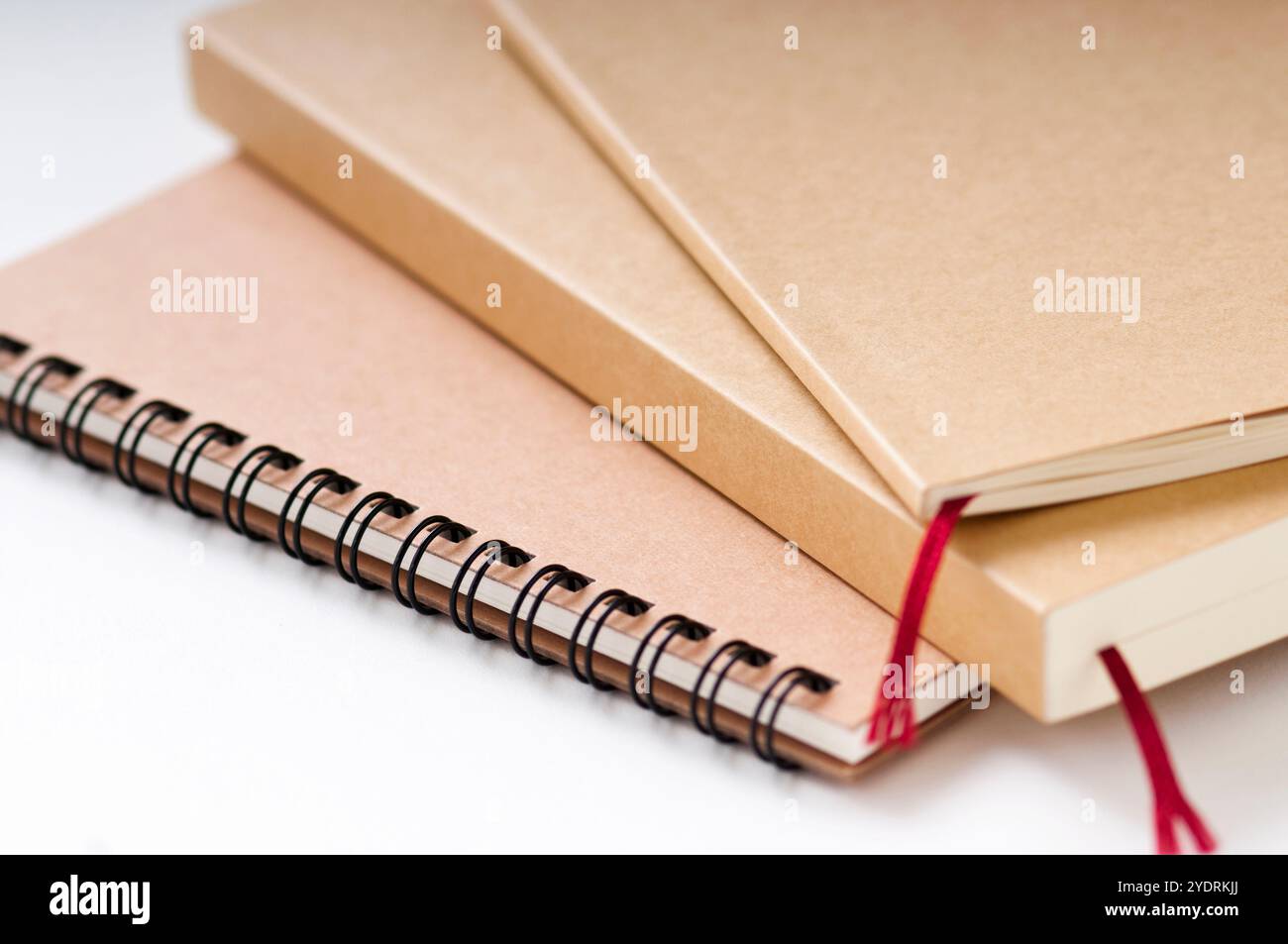 Carnet de croquis et carnet de notes Banque D'Images