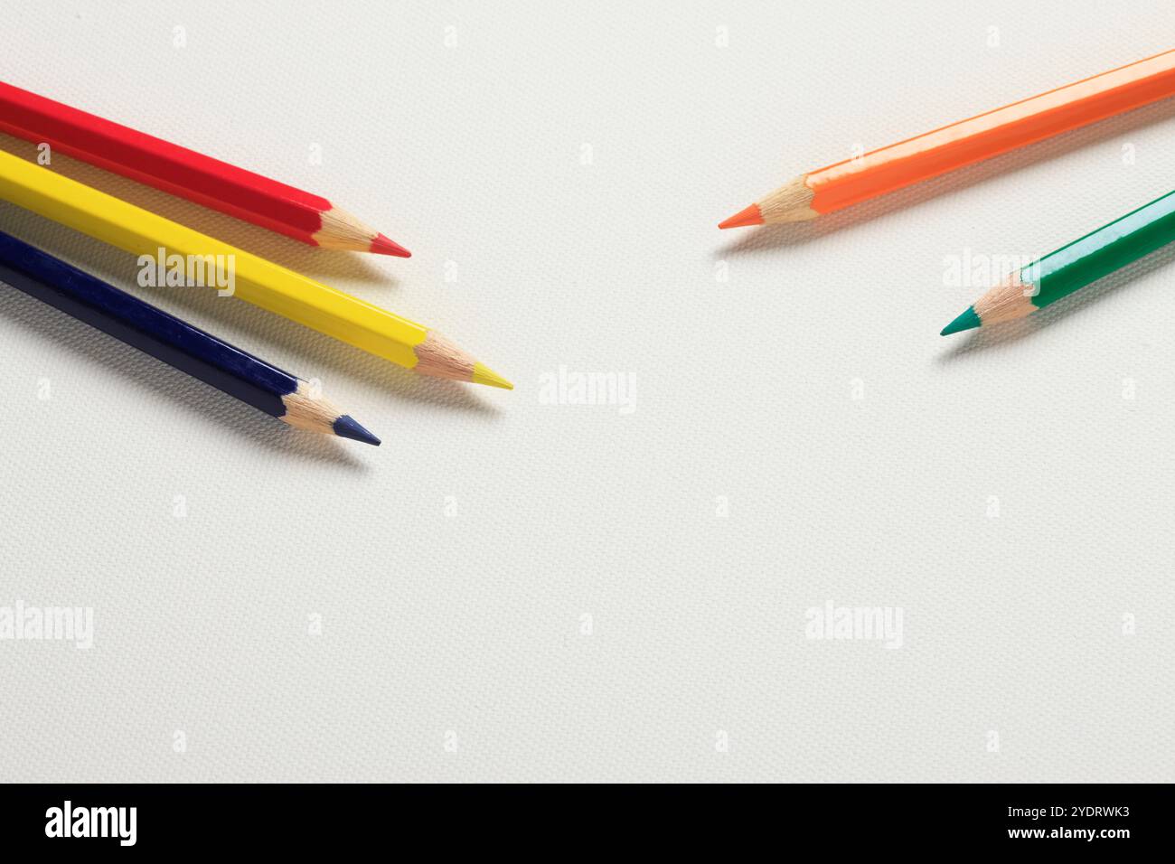 Crayons de couleur Banque D'Images