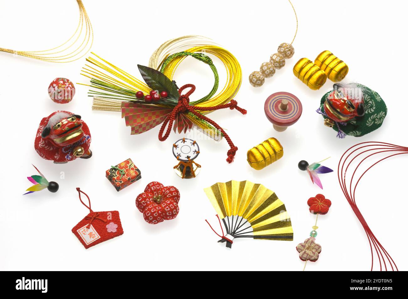 Accessoires pour l'image du nouvel an Banque D'Images