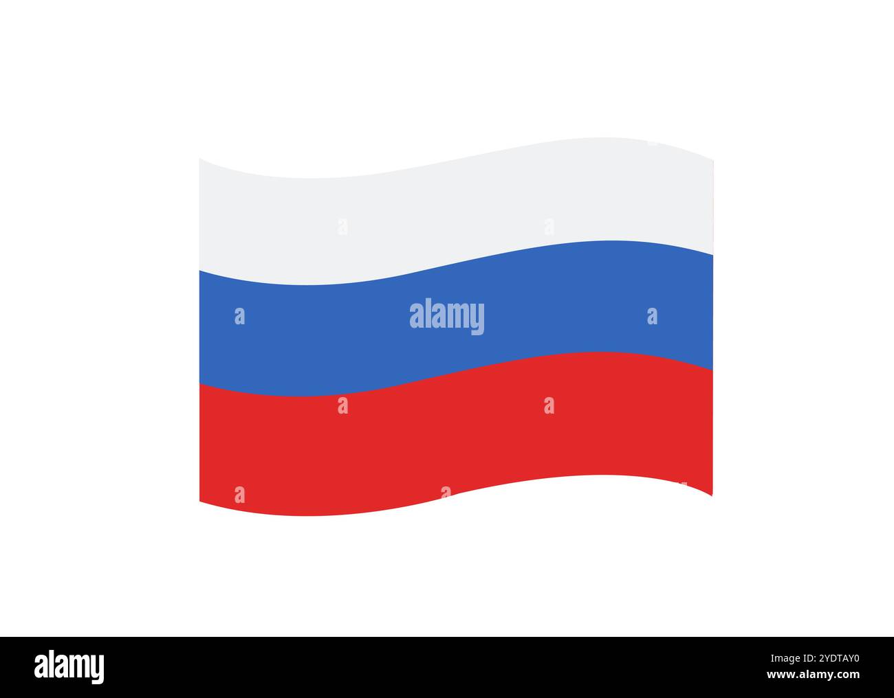 conception d'illustration vectorielle de drapeau rushian Illustration de Vecteur