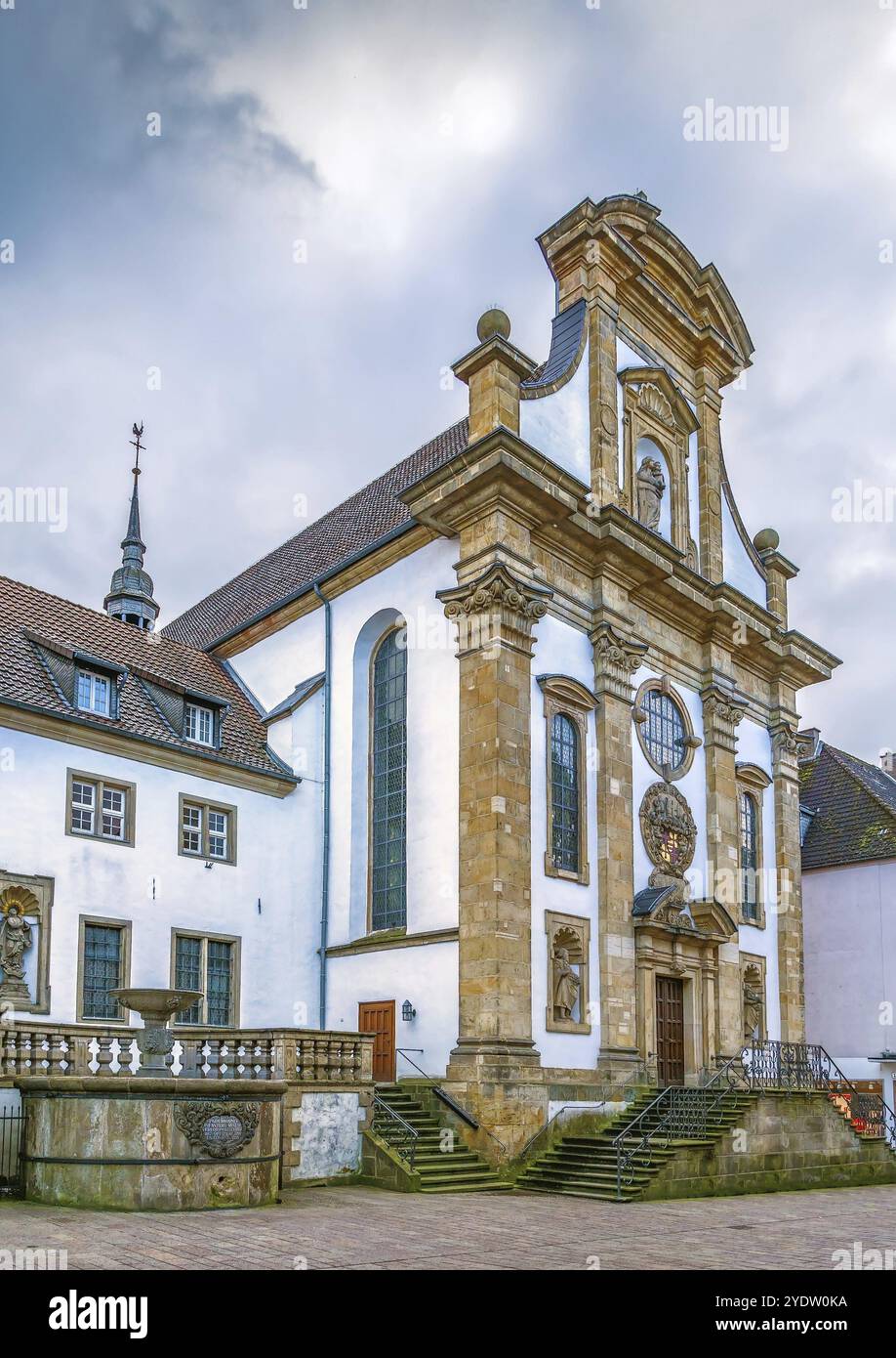 Église franciscaine de Joseph à Paderborn, Allemagne, Europe Banque D'Images