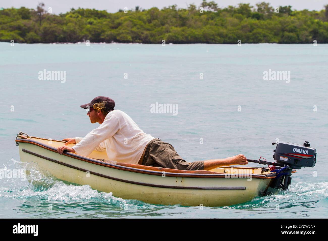 Conduite de canot insolite dans l'archipel des îles Galapagos, site du patrimoine mondial de l'UNESCO, Équateur, Amérique du Sud Banque D'Images