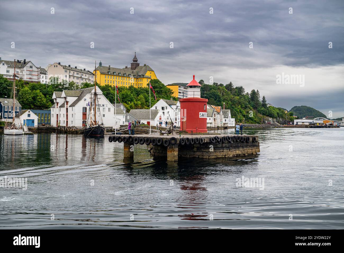 Port d'Alesund, more og Romsdal, Norvège, Scandinavie, Europe Banque D'Images
