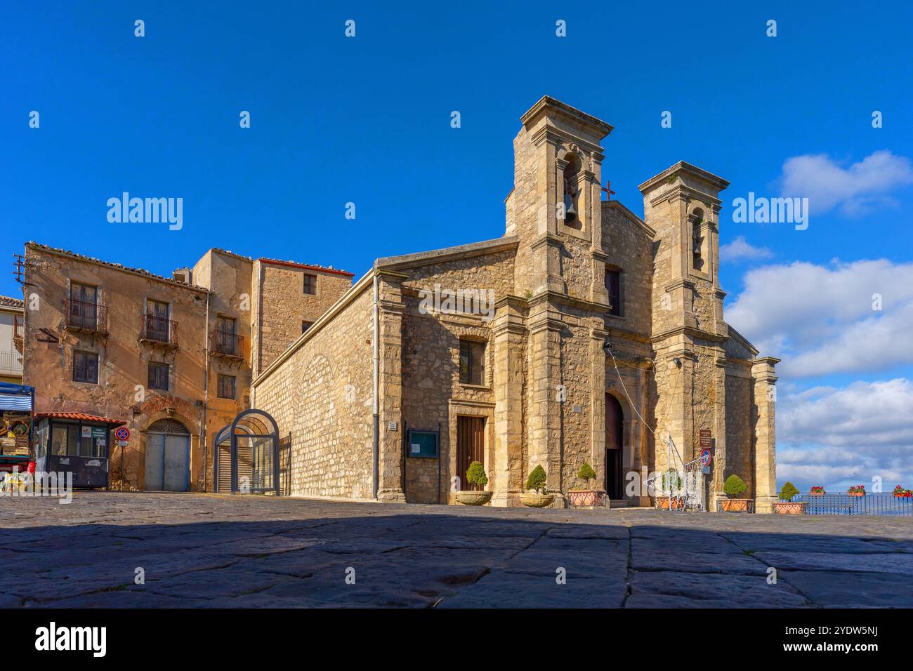 Église de Paul (Chiesa di San Paolo), Gangi, Palerme, Sicile, Italie, Méditerranée, Europe Banque D'Images