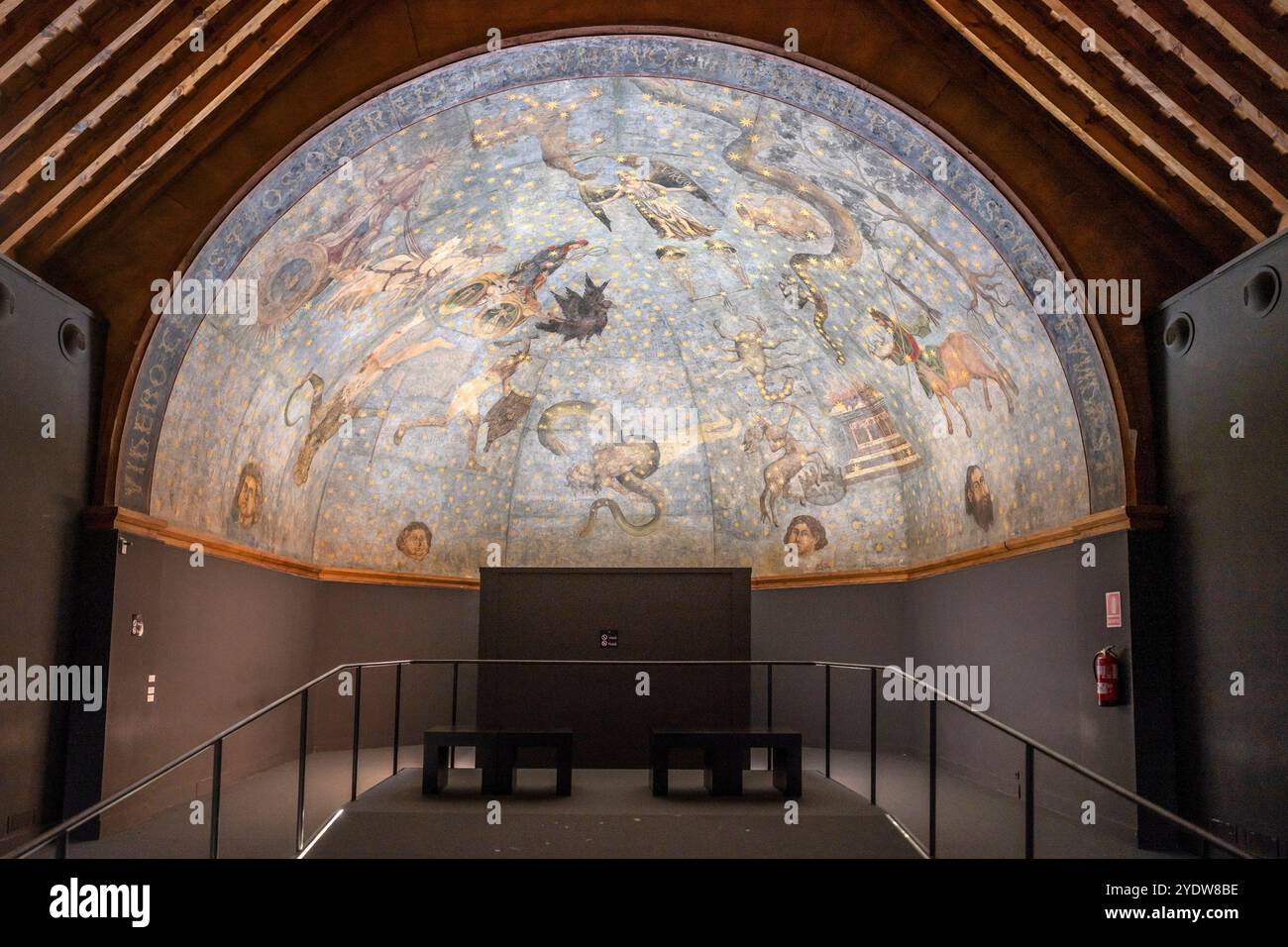 Ciel de Salamanque, Fernando Gallego, 1440-1507, Université de Salamanque, Salamanque, site du patrimoine mondial de l'UNESCO, Castille-et-Léon, Espagne, Europe Banque D'Images