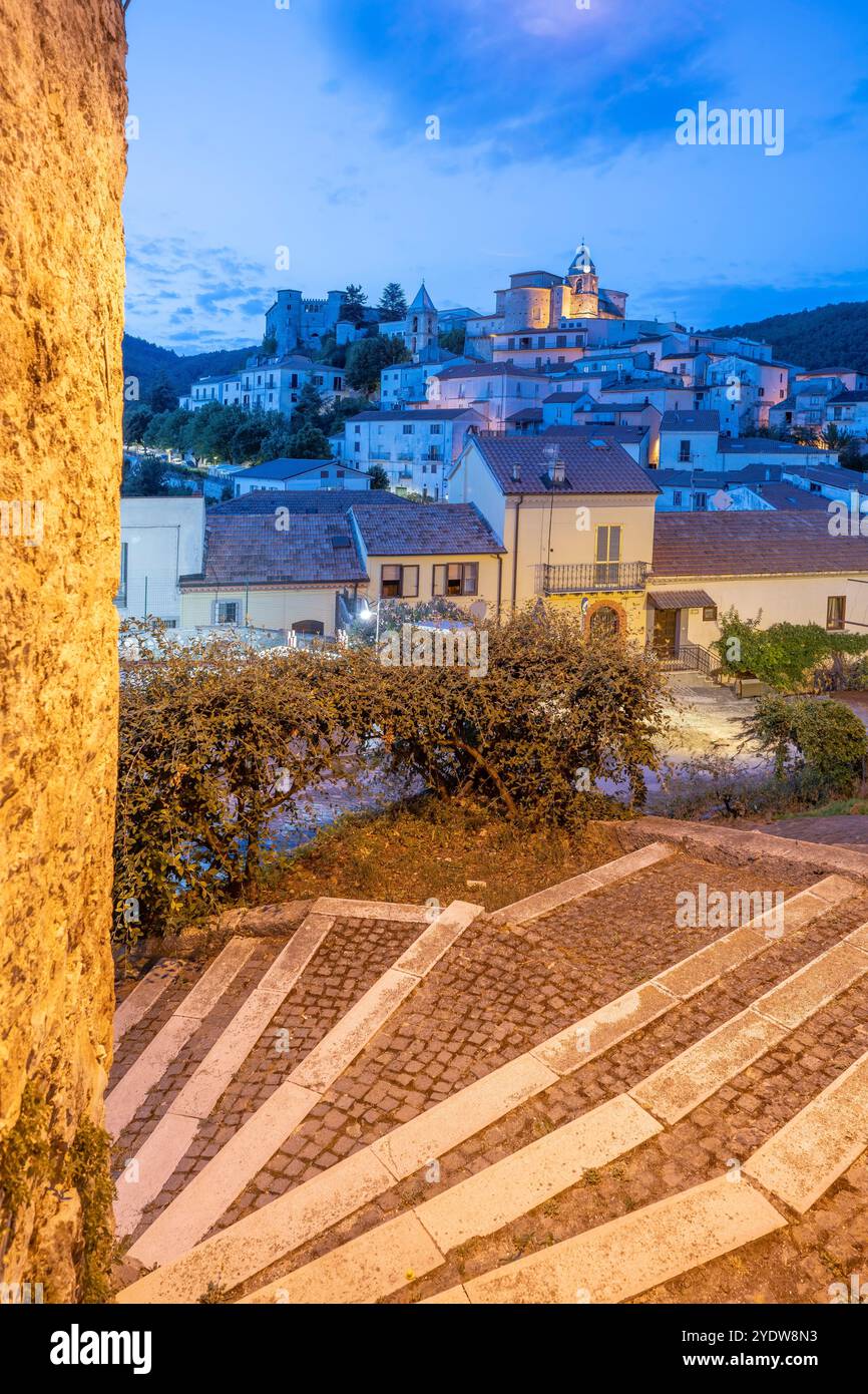 Carpinone, Isernia, Molise, Italie, Europe Banque D'Images