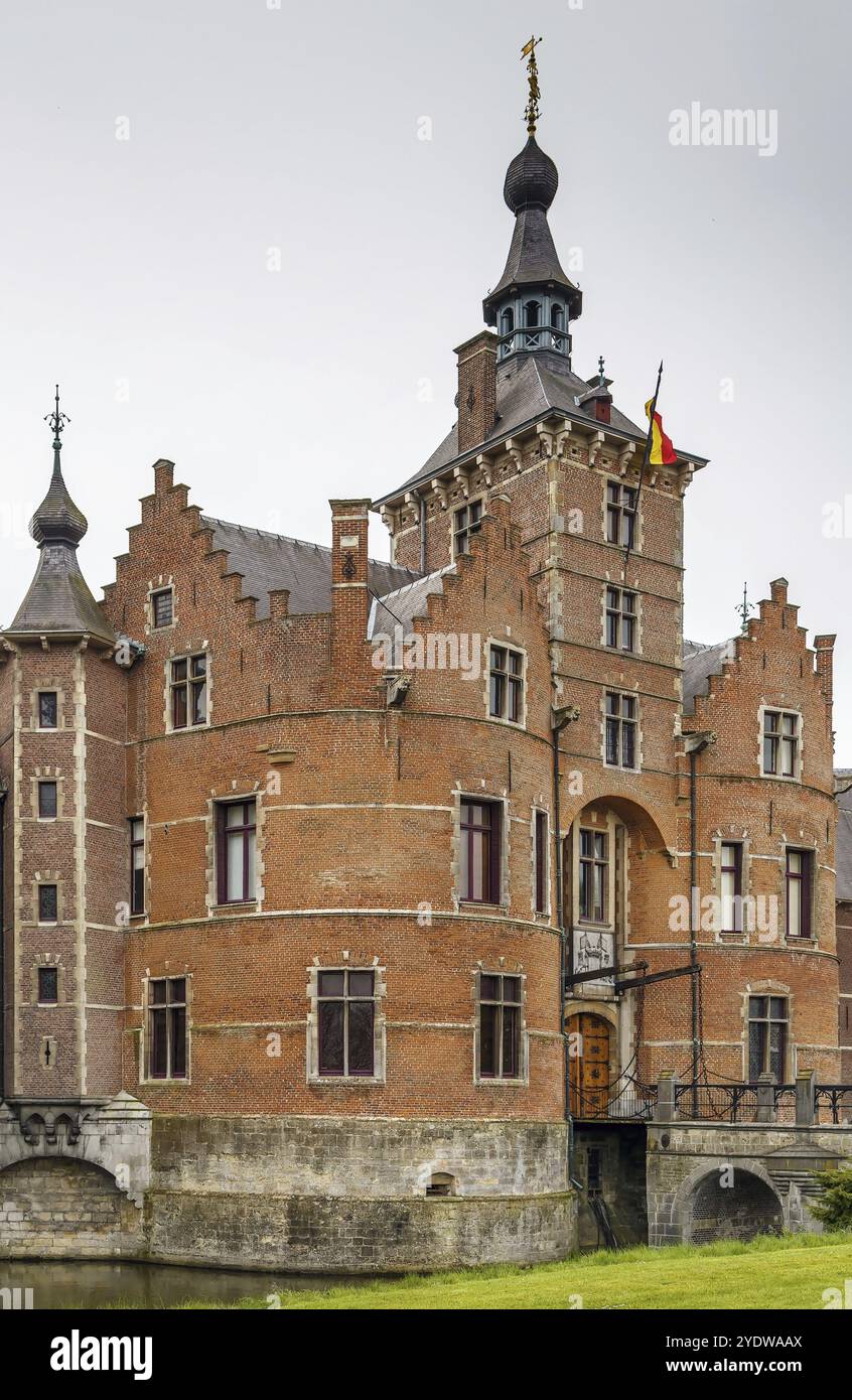 Le château d'Ooidonk est un château situé dans la ville de Deinze, en Flandre orientale, en Belgique, en Europe Banque D'Images