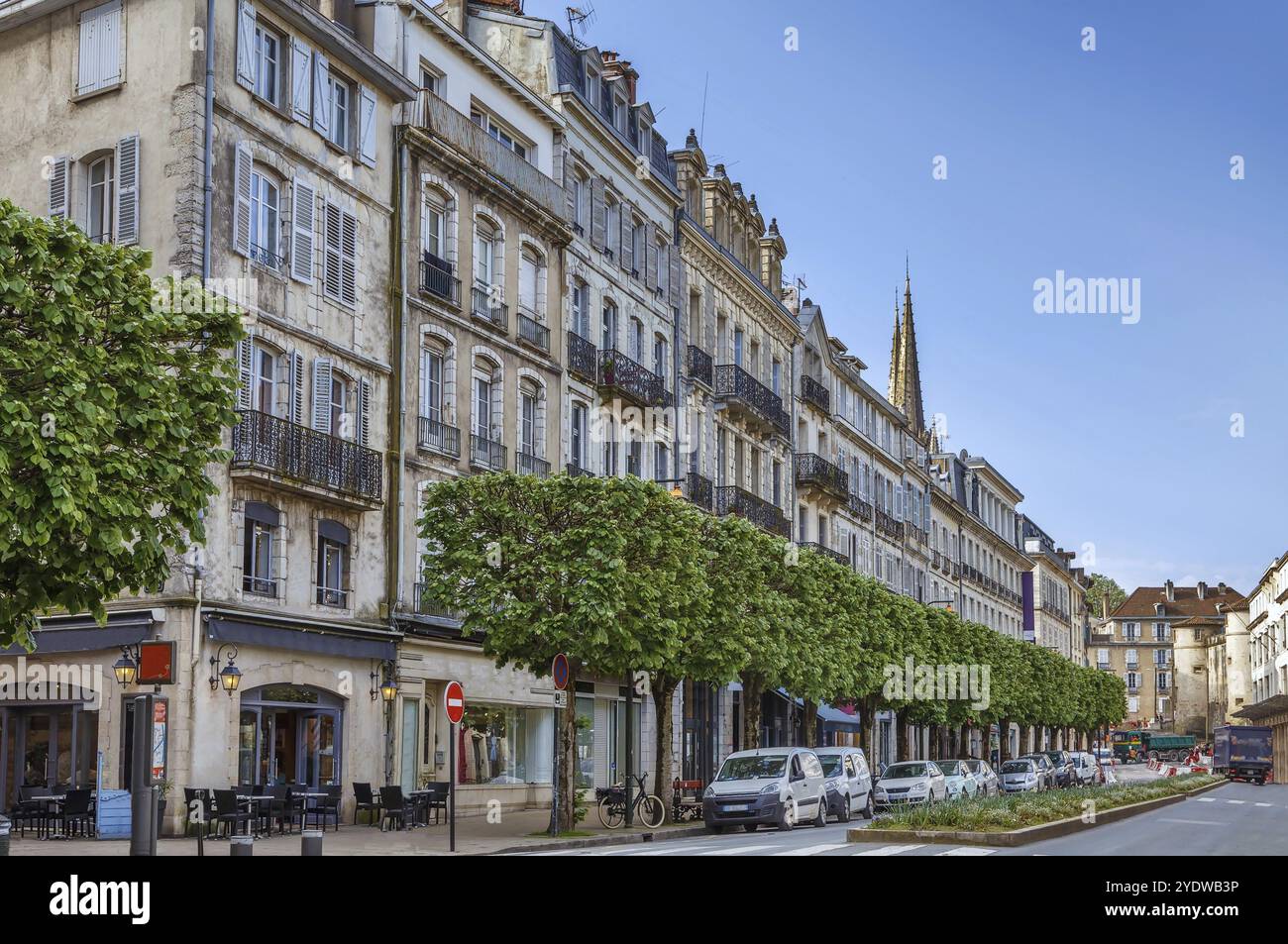 Rue du centre ville de Bayonne, pays Basque, France, Europe Banque D'Images