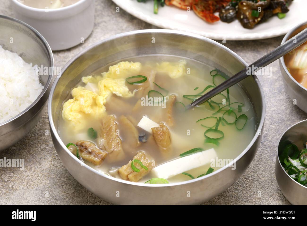 Pugok maison (soupe de morue séchée, nourriture coréenne) Banque D'Images