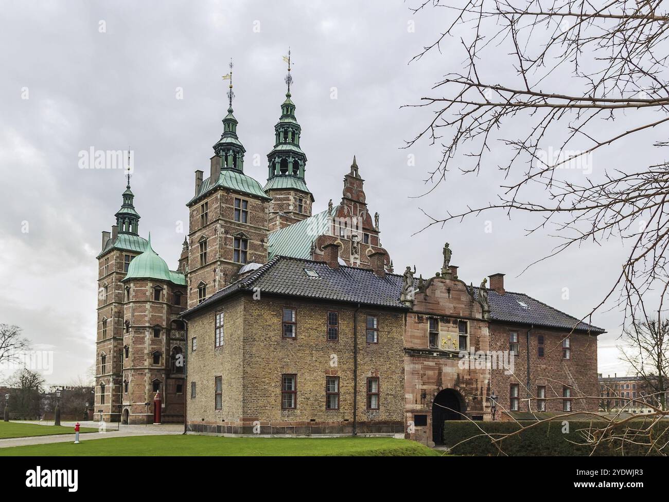 Rosenborg Palace est un château Renaissance situé à Copenhague, au Danemark. Le château a été construit à l'origine comme une maison d'été de campagne en 1606 Banque D'Images