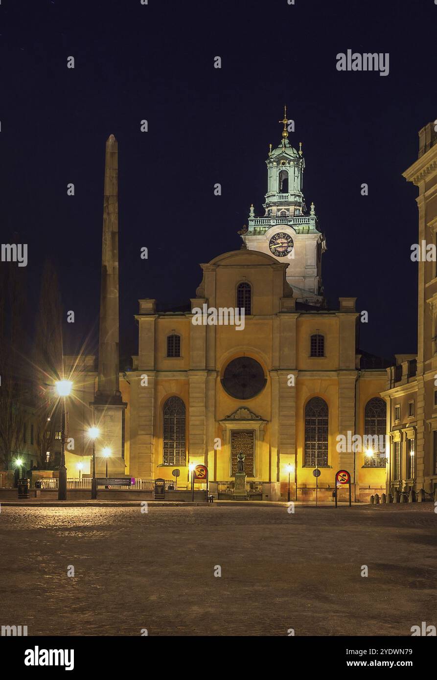 Église de Nicholas est la plus ancienne église de Gamla Stan, la vieille ville du centre de Stockholm, Suède, Europe Banque D'Images
