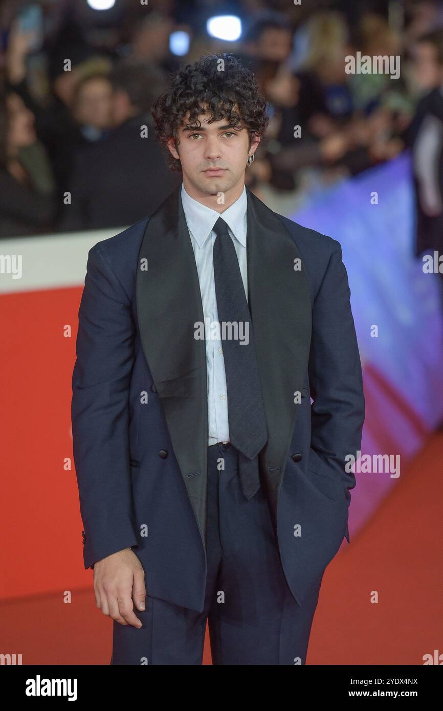 Italie, Rome, 26 octobre 2024 - 19ème Festival du film de Rome. Tapis rouge du film 'Storia di una notte' photo : Massimiliano Caiazzo photo © Fabio Mazzarella/Sintesi/Alamy Live News Banque D'Images