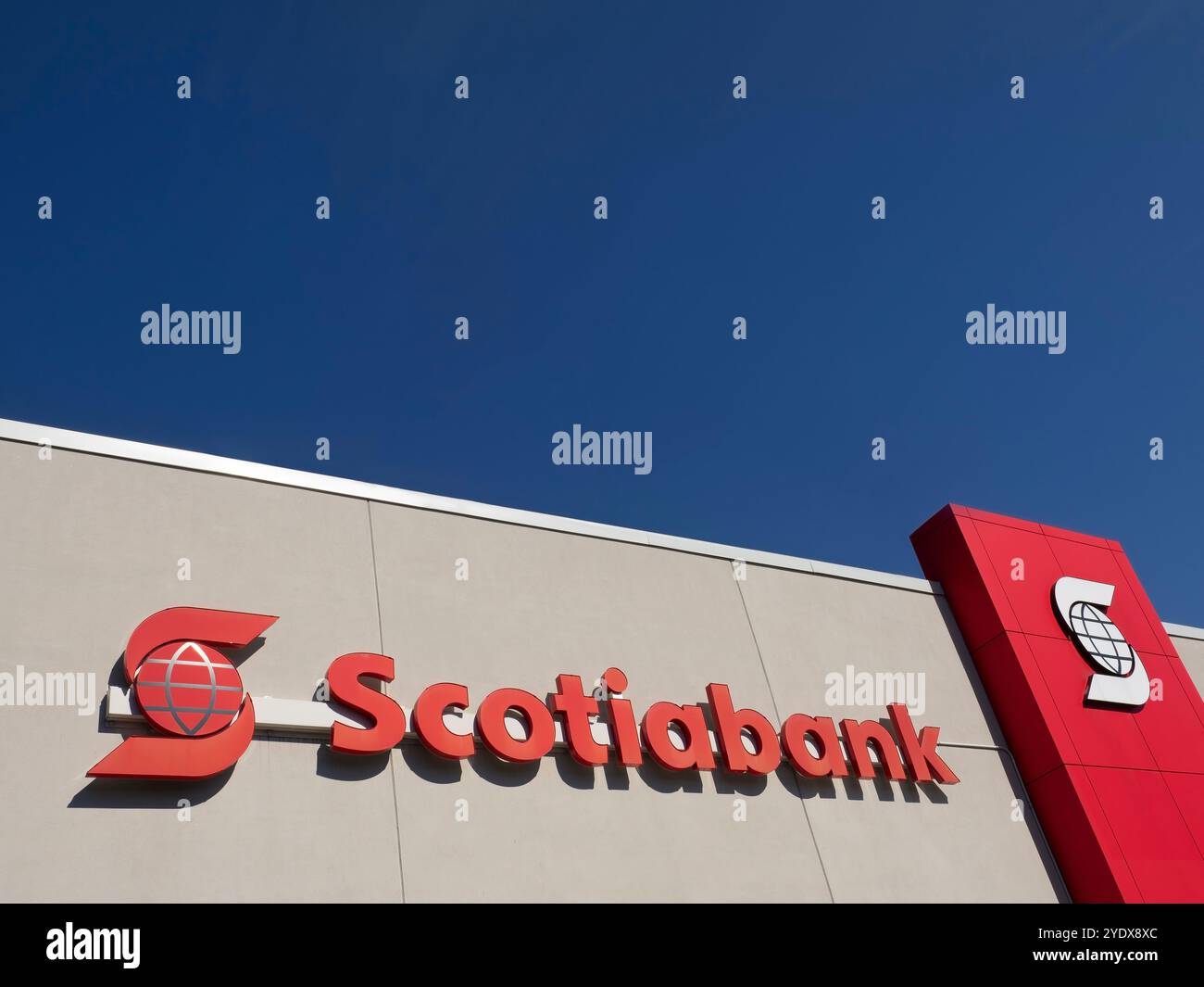 Toronto Canada / Scotiabank Branch sur Avenue Road, North York, Toronto. Banque D'Images