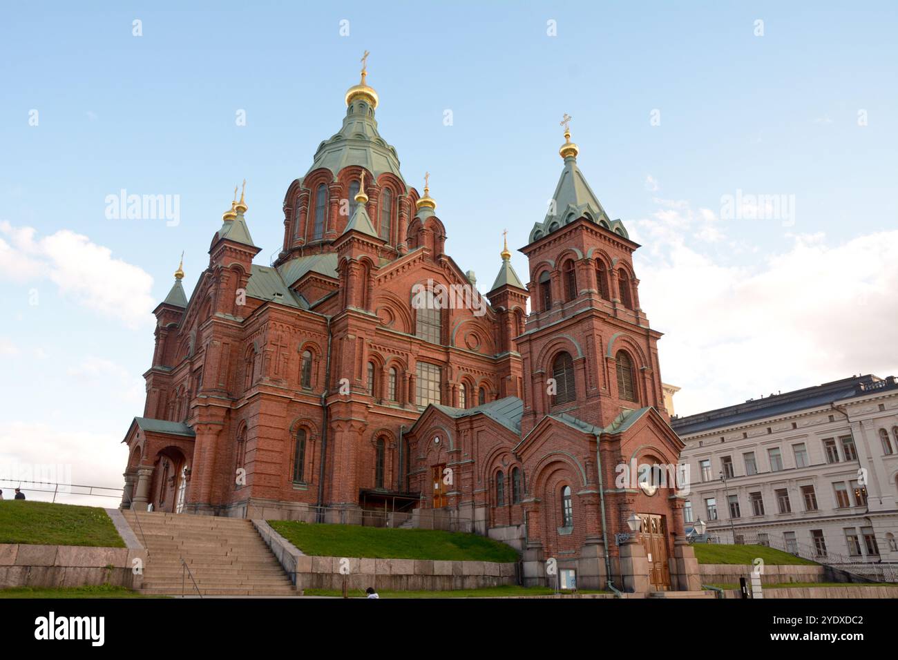 La cathédrale d'Uspenski est une cathédrale orthodoxe grecque ou orthodoxe orientale située à Helsinki, en Finlande, et la cathédrale principale de l'Église orthodoxe de Finlande Banque D'Images