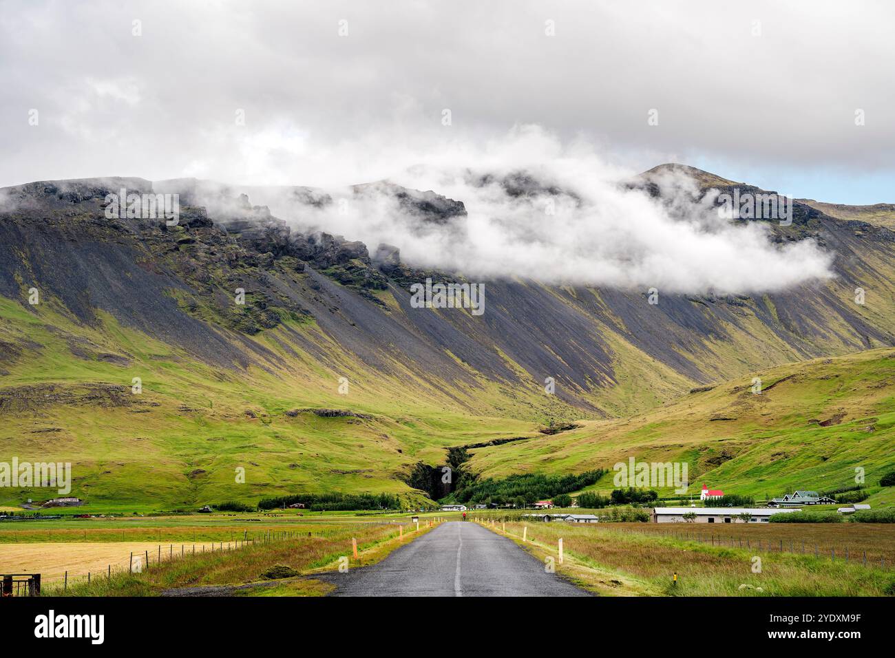 Paysage près de Eyjafjallajokull, Islande Banque D'Images