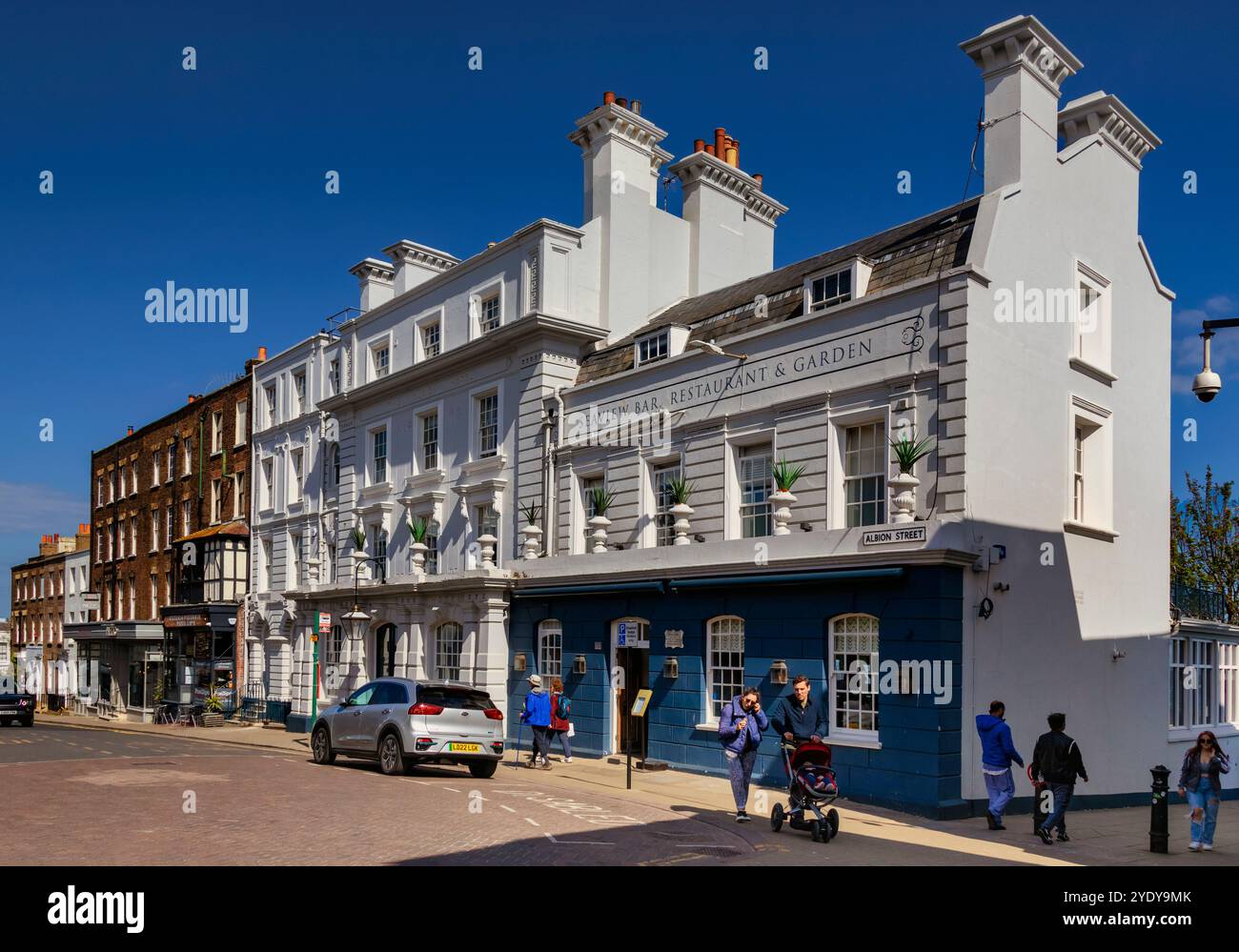 Broadstairs, une ville côtière de l'est du Kent, en Angleterre. Banque D'Images