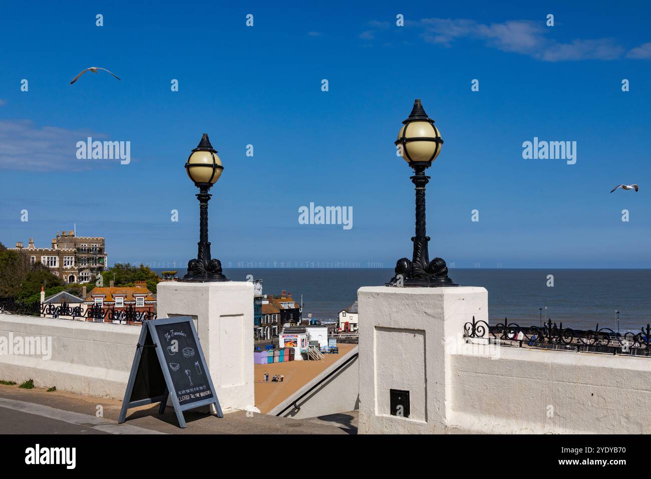 Broadstairs, une ville côtière de l'est du Kent, en Angleterre. Banque D'Images