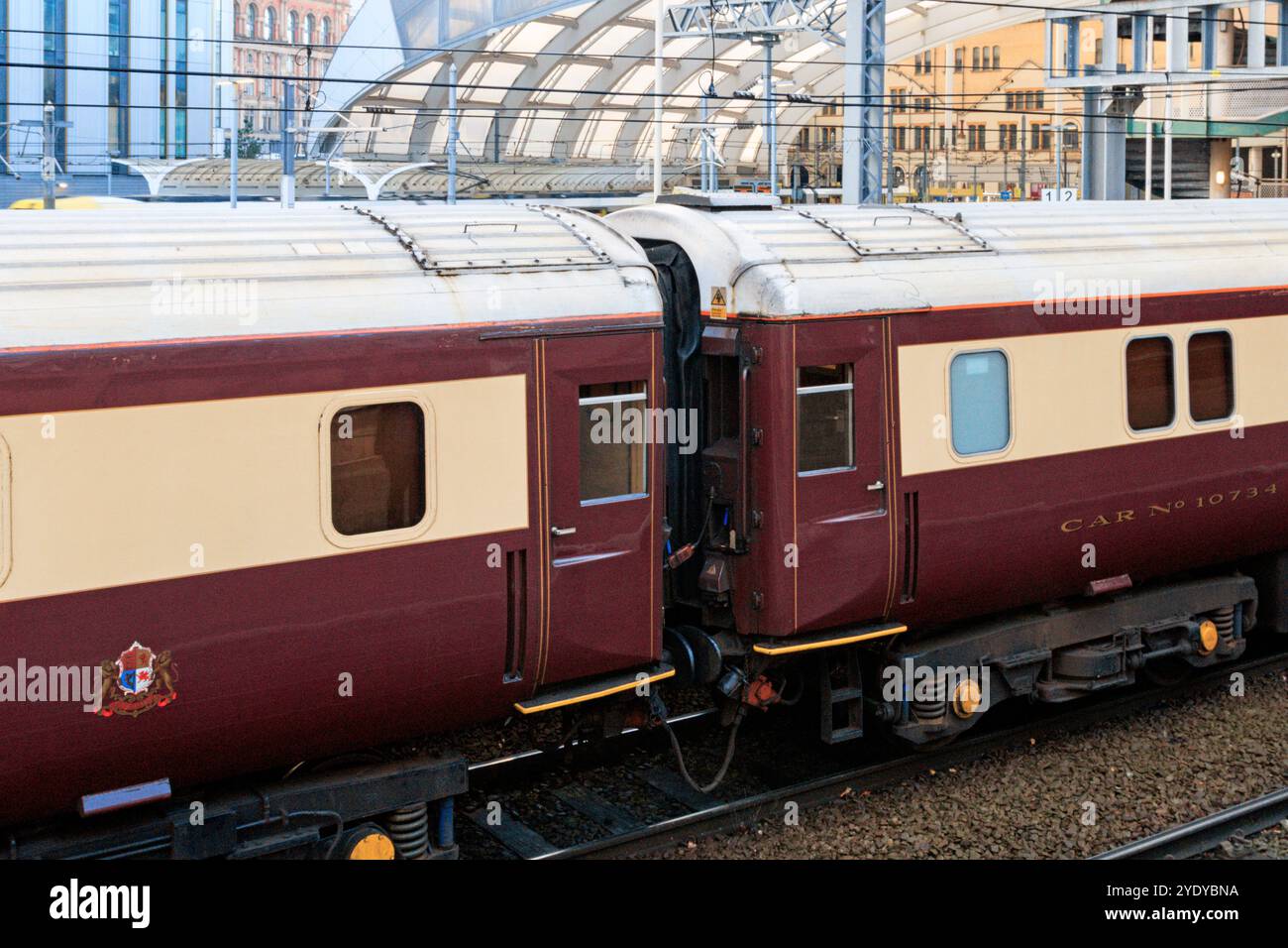 Northern belle Carriage 10734. Mark 3 Carrier a construit une voiture-couchette pour le Royal train. Banque D'Images
