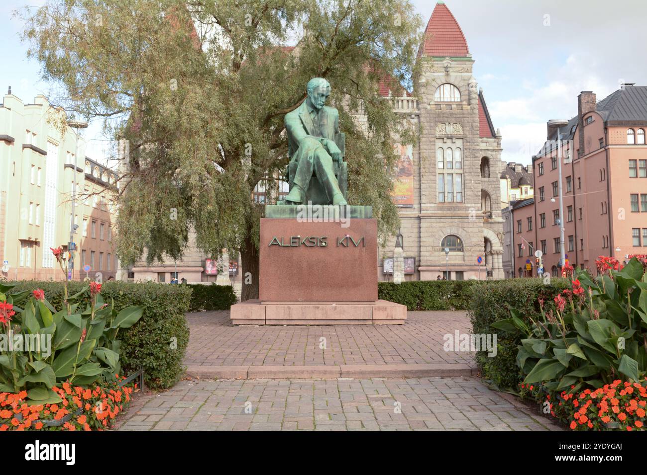 Le Mémorial Aleksis Kivi est une statue dédiée à l'auteur finlandais Aleksis Kivi, conçue et sculptée par Wäinö Aaltonen en 1939 Banque D'Images