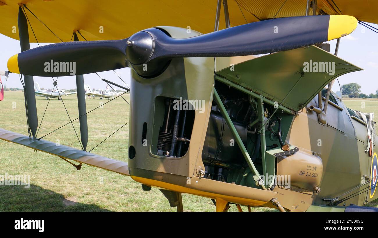 De Havilland DH.82A Tiger Moth Banque D'Images