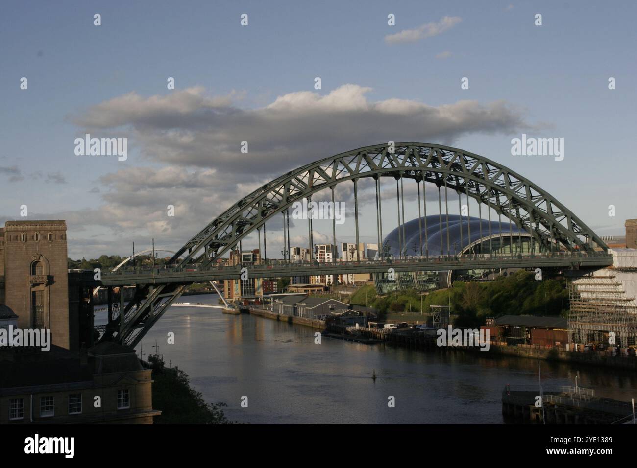 Pont Tyne sur la rivière Banque D'Images