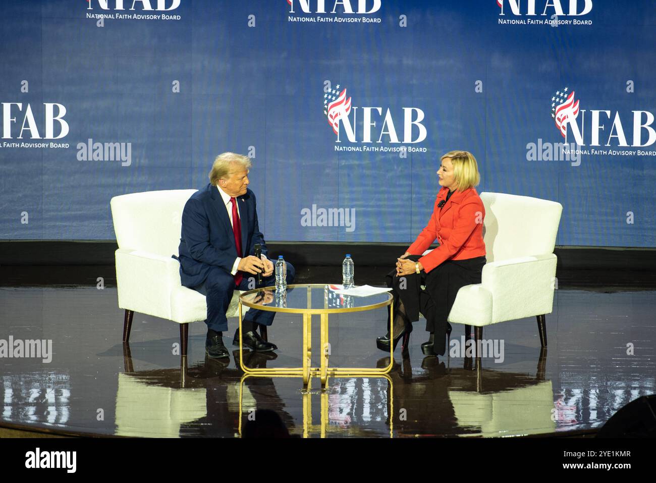 L’ancien président des États-Unis Donald J Trump, candidat du Parti ...