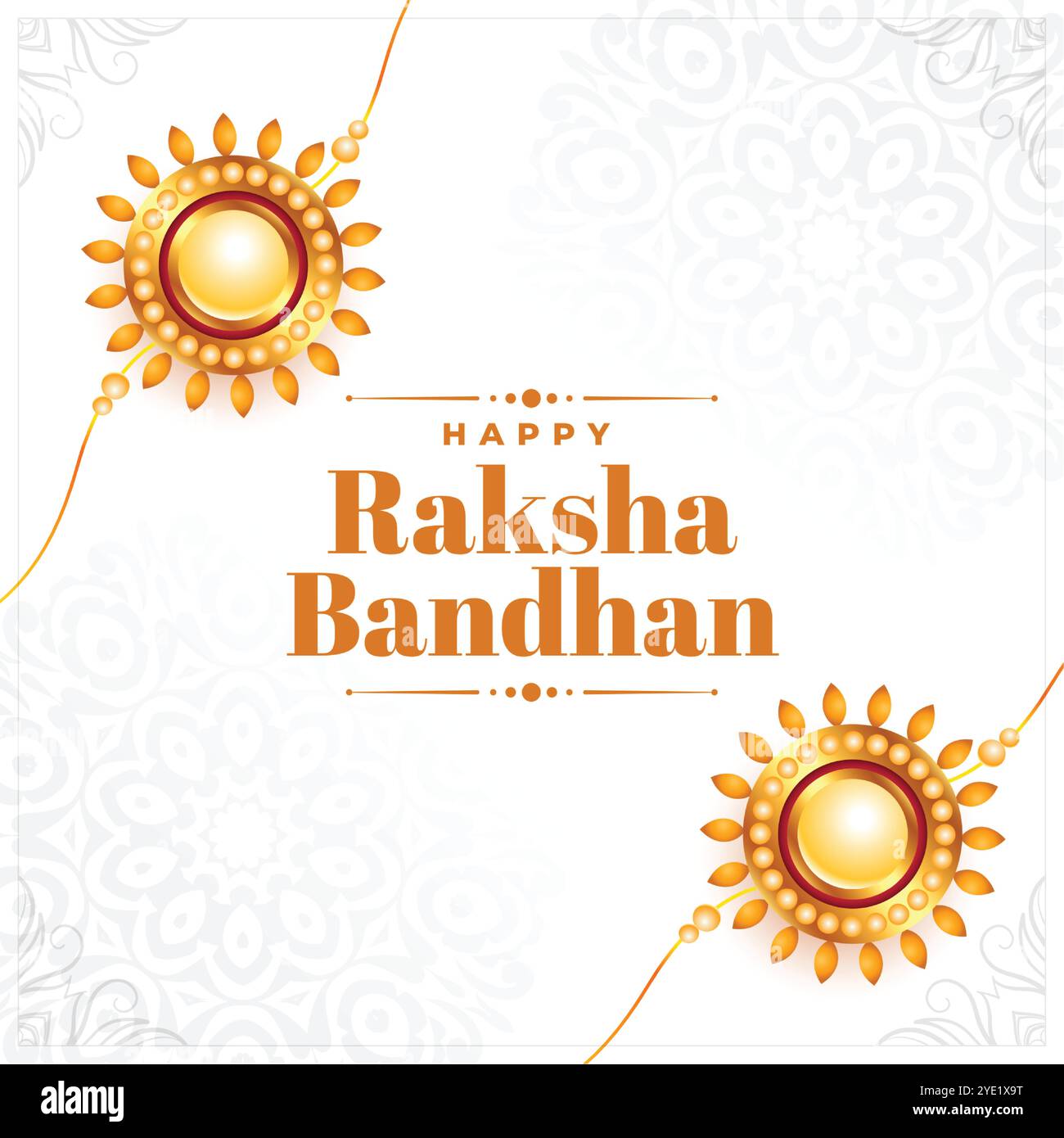 flat happy raksha bandhan fond de festival avec rakhi design Illustration de Vecteur flat happy raksha bandhan fond de festival avec rakhi design Illustration de Vecteur
