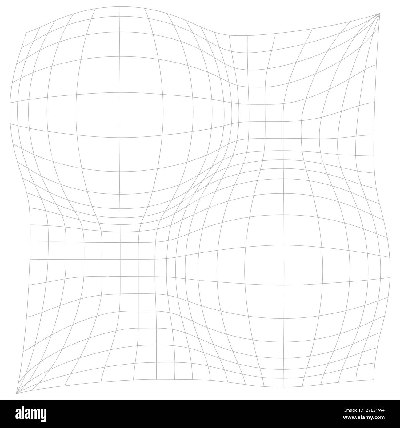 Résumé 3D conception vectorielle de grille filaire à glacières génératives Illustration de Vecteur