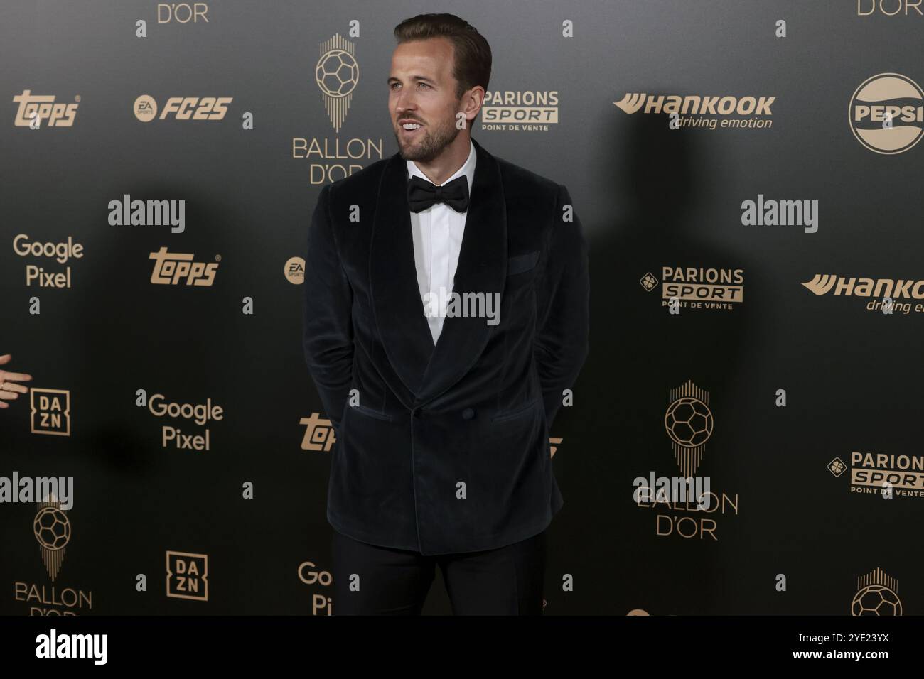 Harry Kane assiste à la 68e séance photo ballon d&#39 ; ou France Football 2024 le 28 octobre 2024 au Théâtre du Châtelet à Paris Banque D'Images