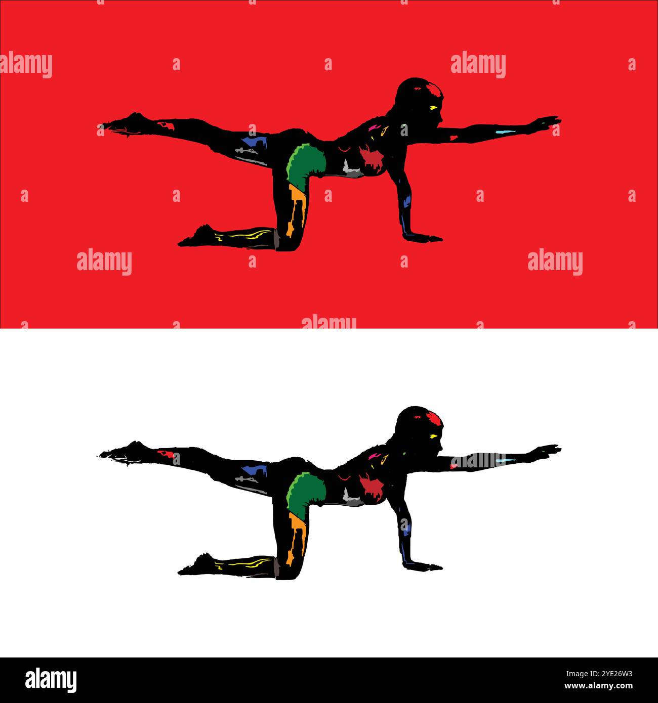 Illustration humaine Halloween concept zombie ou illustration d'horreur Illustration de Vecteur