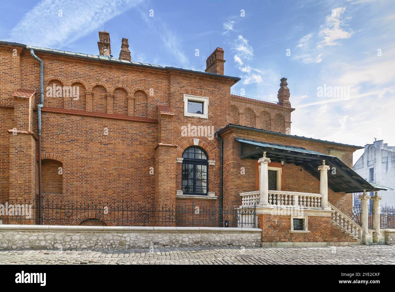 La vieille synagogue est une synagogue juive orthodoxe située dans le district de Kazimierz à Cracovie, en Pologne, en Europe Banque D'Images