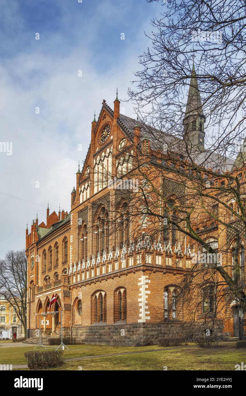 L'Académie des arts de Lettonie est une institution d'enseignement supérieur et de recherche scientifique dans l'art, située à Riga, Lettonie, Europe Banque D'Images