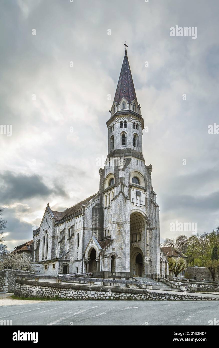 Basilique de la visite a été construite en 1930 à Annecy, France, Europe Banque D'Images