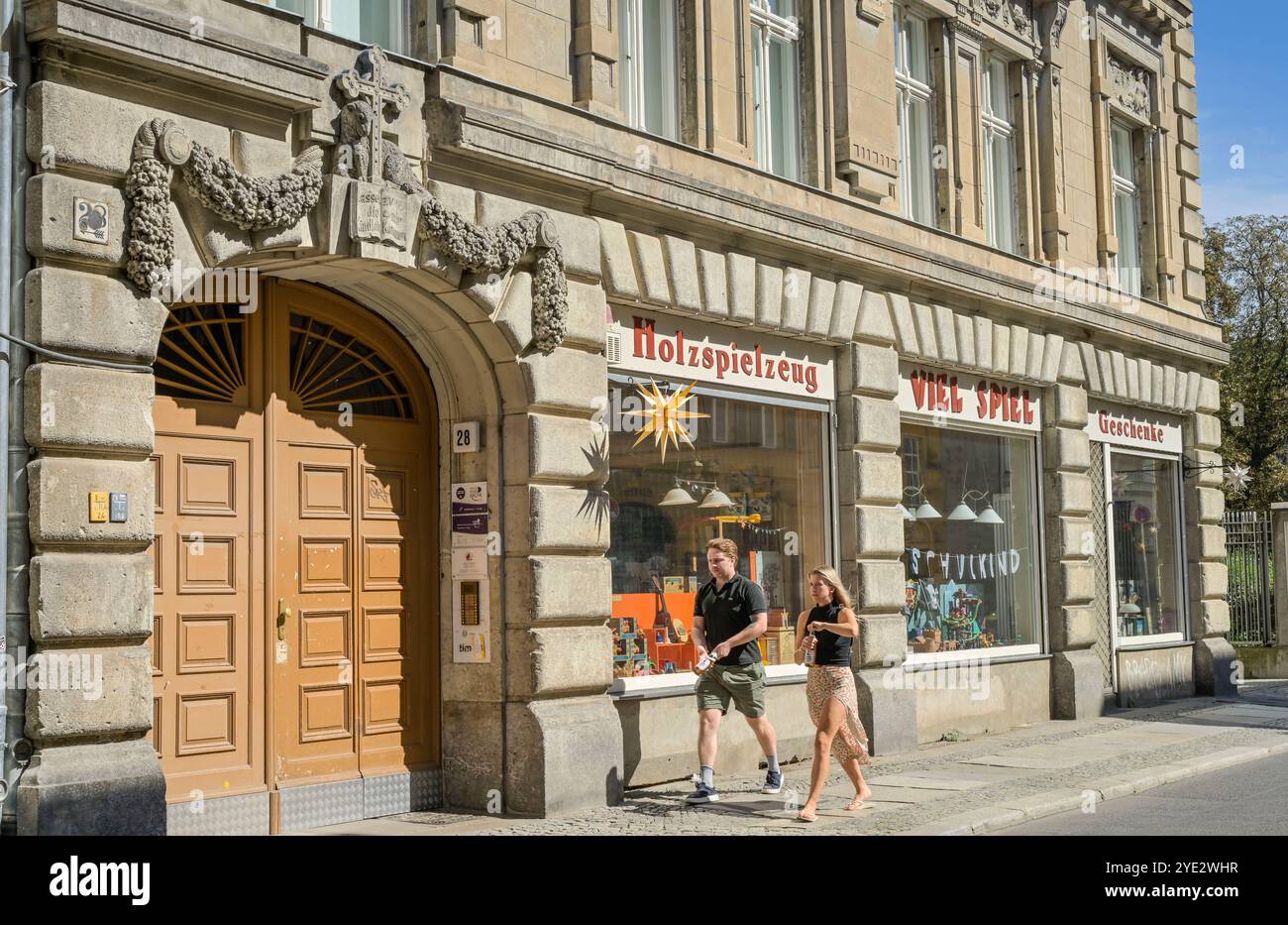 Magasin de jouets Viel Spiel, Große Hamburger Straße, Mitte, Berlin, Allemagne Banque D'Images