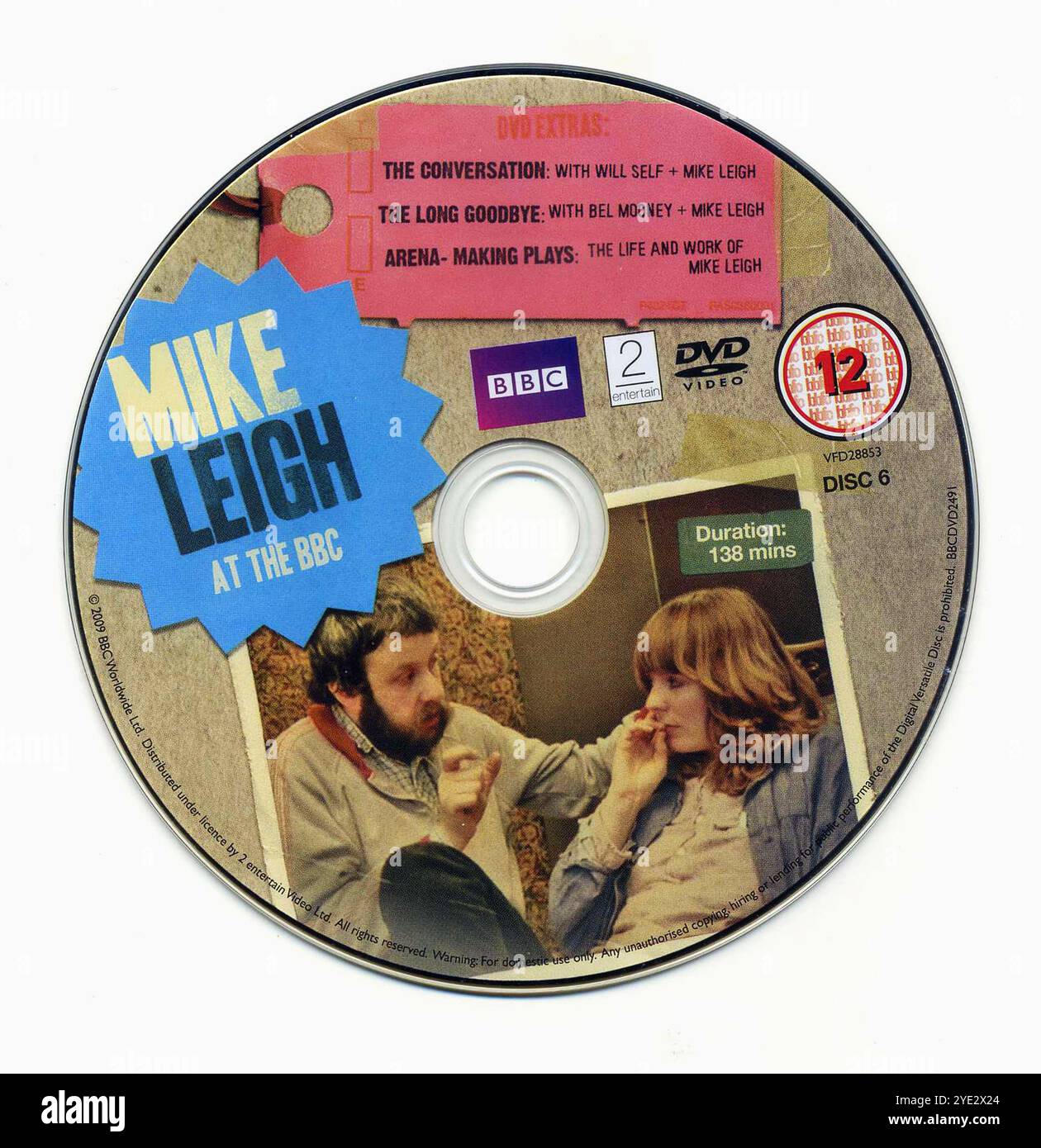 DVD. Mike Leigh à la BBC. Banque D'Images