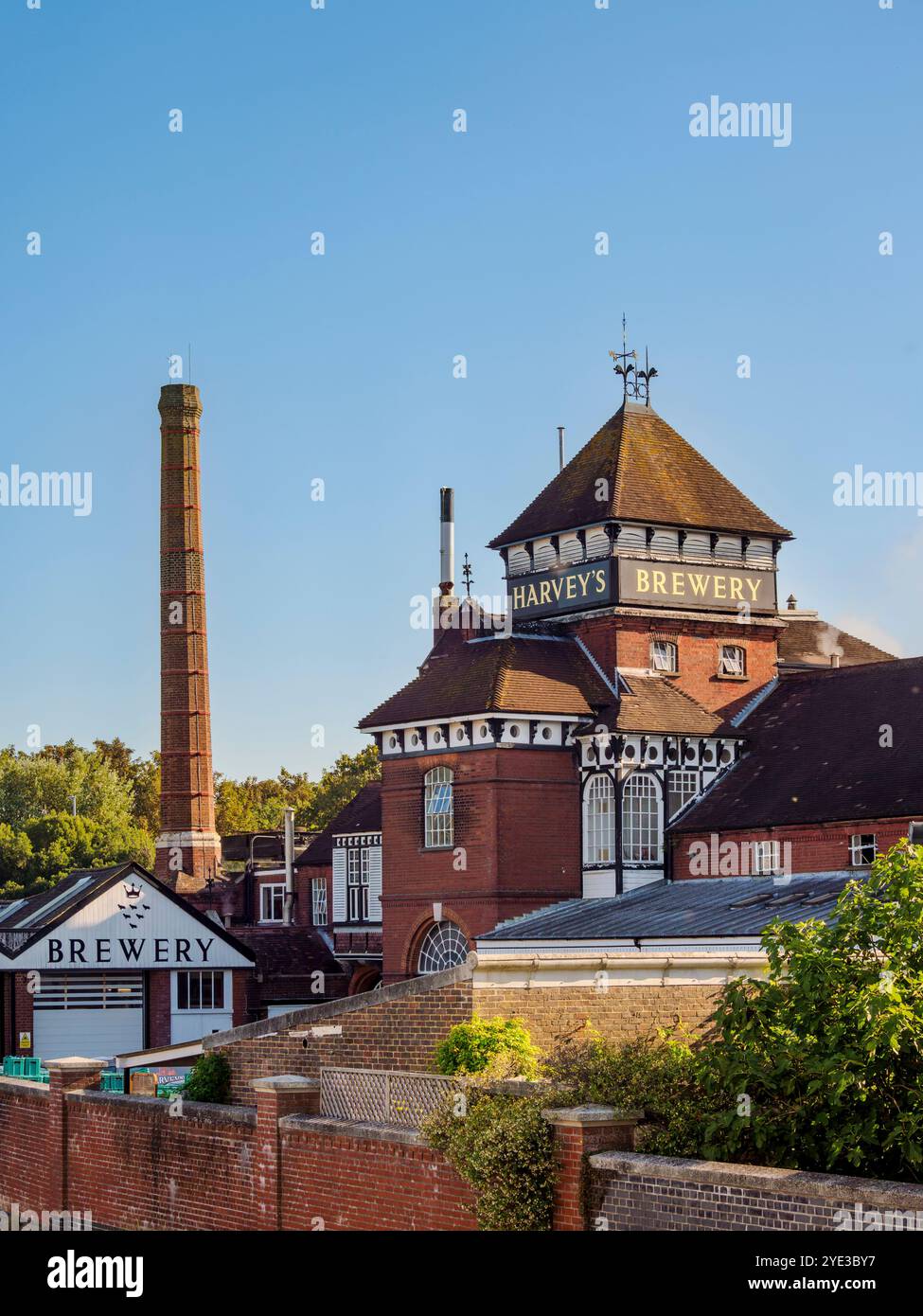 Harvey's Brewery, Lewes, East Sussex, Angleterre, Royaume-Uni Banque D'Images