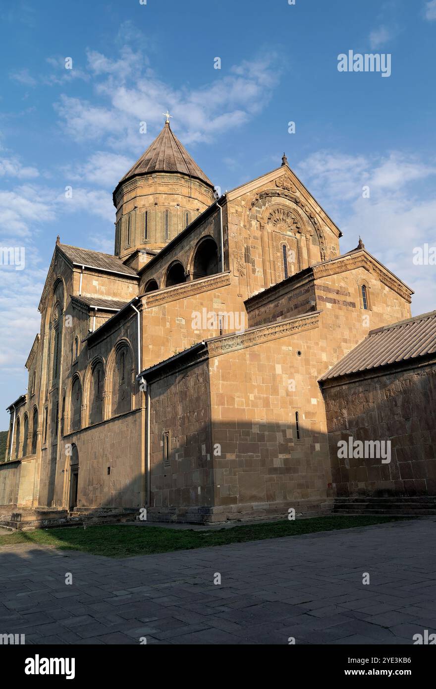 Cathédrale Svetitskhoveli du pilier vivant, ancienne église orthodoxe géorgienne. Mtshkheta, région de Mtskheta-Mtianeti, Géorgie Banque D'Images