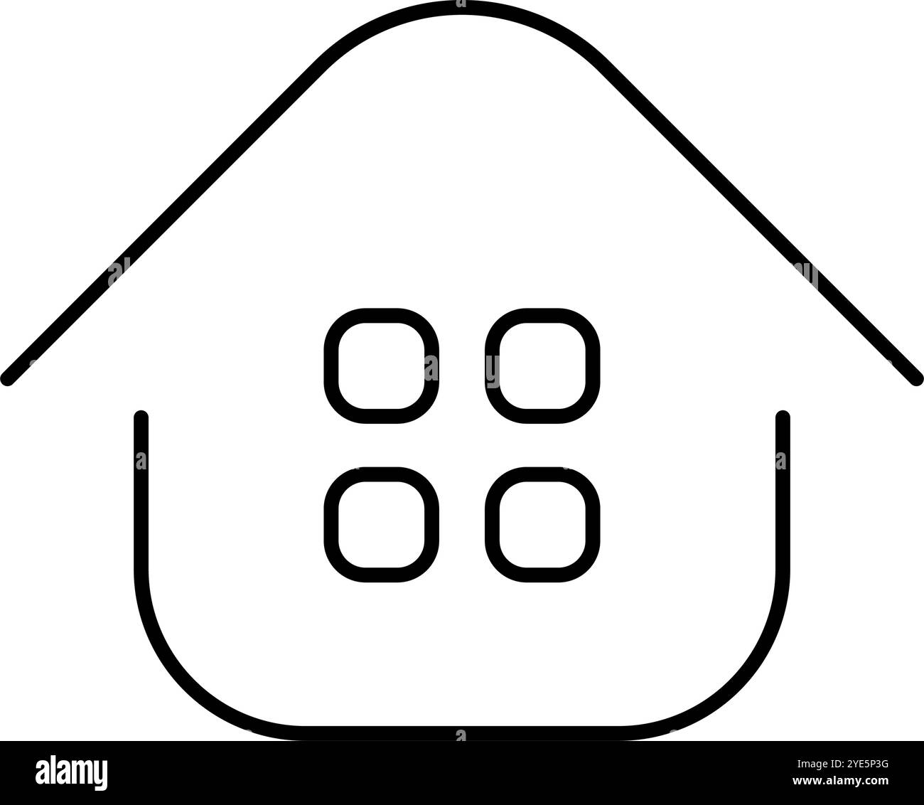 Logo design maison. Logo design du boîtier. Vecteur modifiable. Illustration de Vecteur