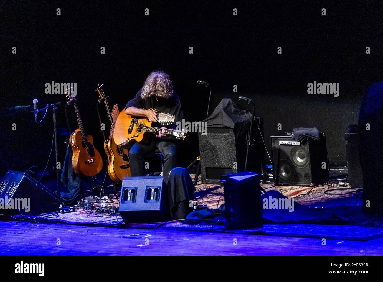 Pat Metheny en concert au Teatro Carlo Felice de Gênes Banque D'Images