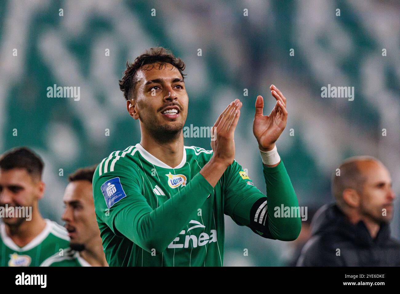 Radom, Pologne. 21 octobre 2024. Leonardo Rocha (Radomiak Radom) vu pendant le match PKO BP Ekstraklasa entre les équipes de Radomiak Radom et Puszcza Niepolomice au Stadion Miejski im. Braci Czachorow. (Photo de Maciej Rogowski/SOPA images/Sipa USA) crédit : Sipa USA/Alamy Live News Banque D'Images