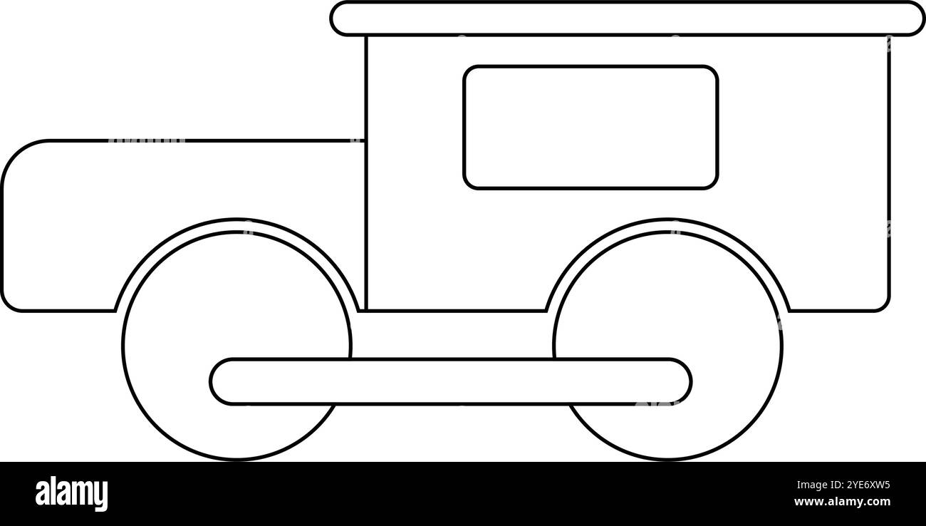 icône de train conception d'illustration simple Illustration de Vecteur