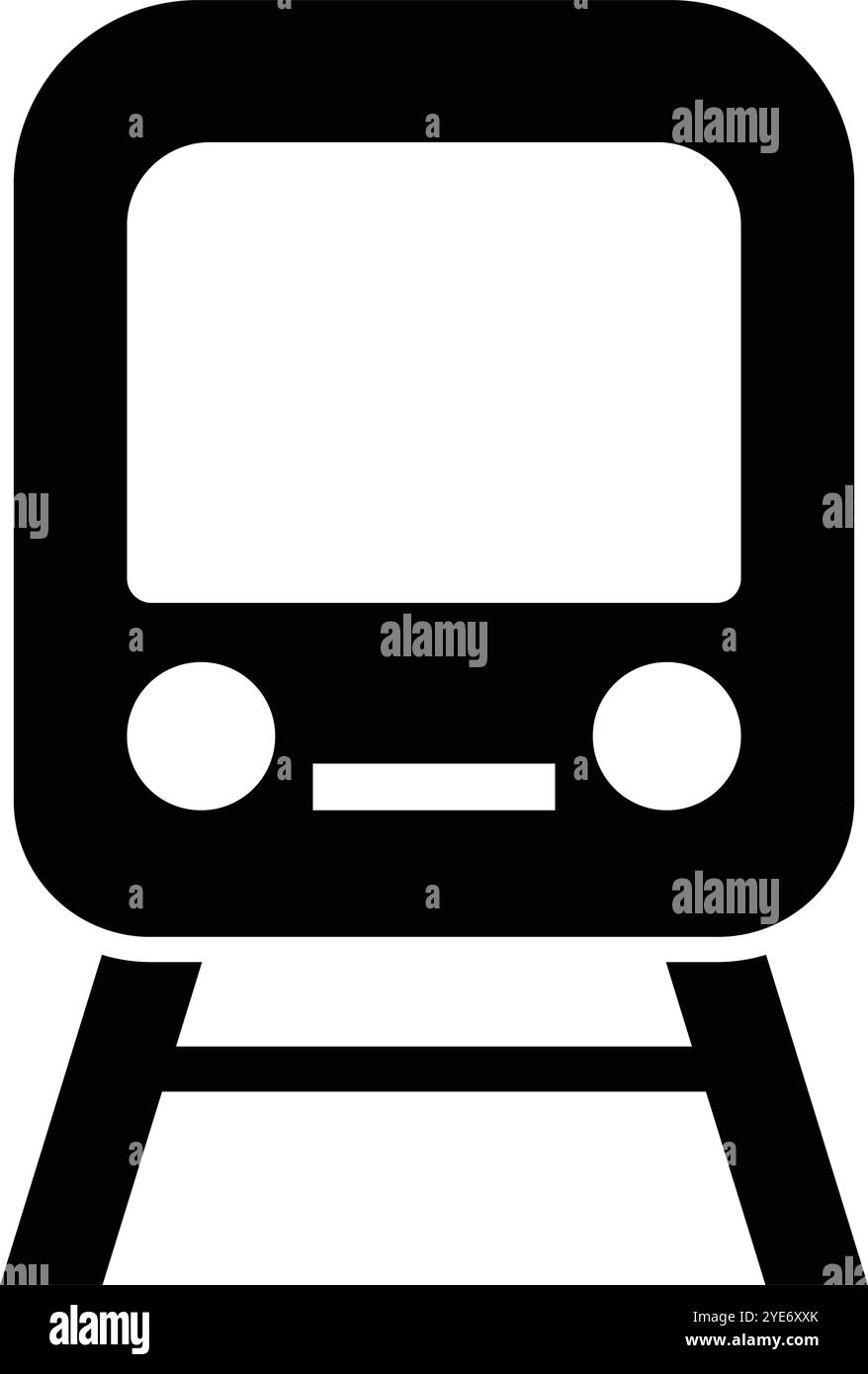 icône de train conception d'illustration simple Illustration de Vecteur