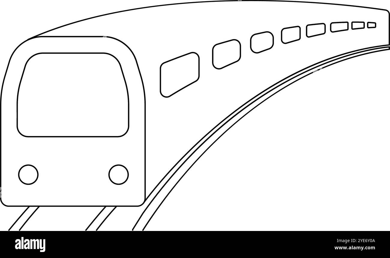 icône de train conception d'illustration simple Illustration de Vecteur