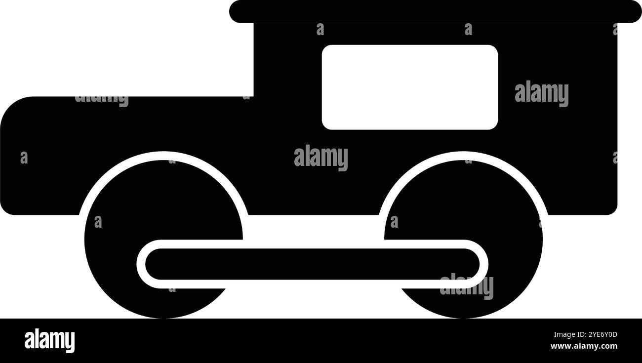 icône de train conception d'illustration simple Illustration de Vecteur