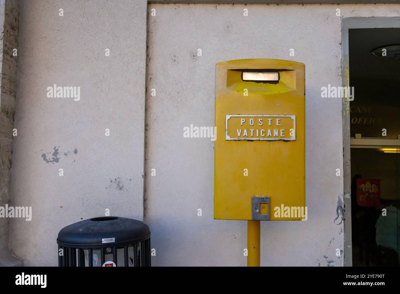 Boîte aux lettres de la Cité du Vatican à Rome, Cité du Vatican Banque D'Images