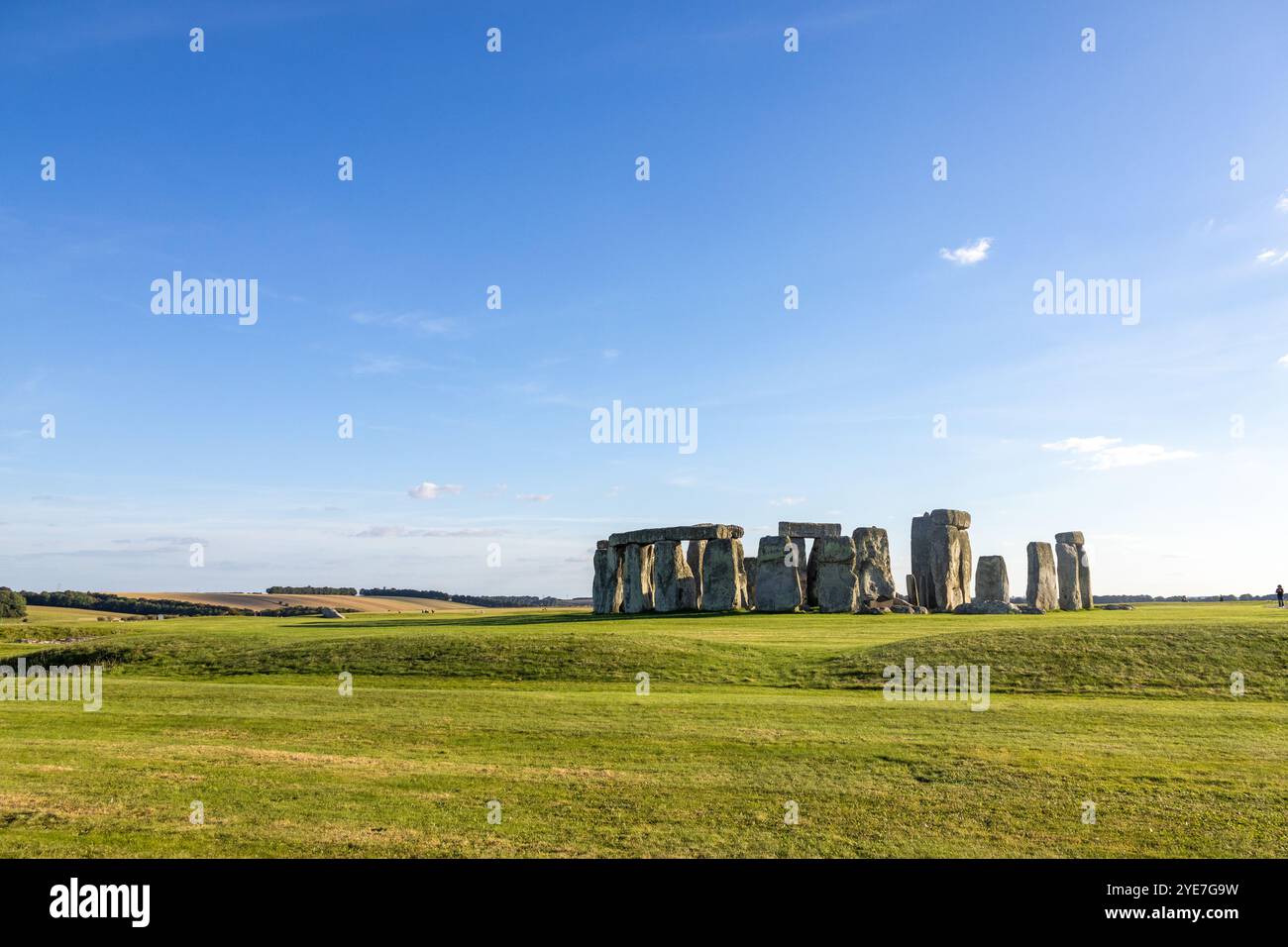 Monument de Stonehenge lors d'un après-midi en Angleterre Banque D'Images