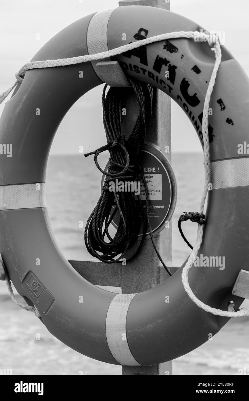 Gros plan de Lifebuoy Ring Banque D'Images